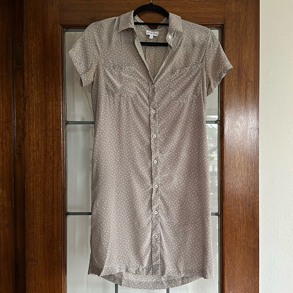 Steven Alan Abstract Dot Button-Up Dress - image 1